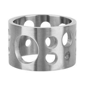 Fire Steel, Men’s Stainless Steel Rings, Comte Fromage Motif